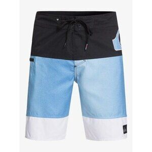 Quiksilver Men's Black Highline Slab 20" Swim trunk Boardshorts Size 32X20